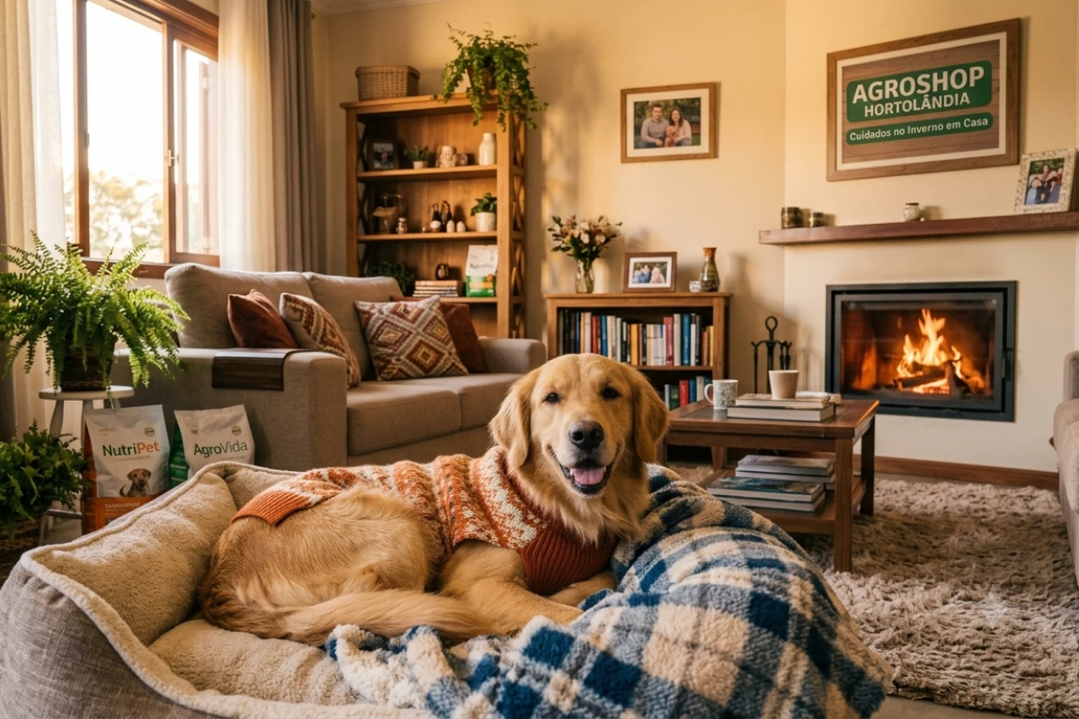 Frio e tempo seco: como cuidar do seu pet no inverno de Hortolândia